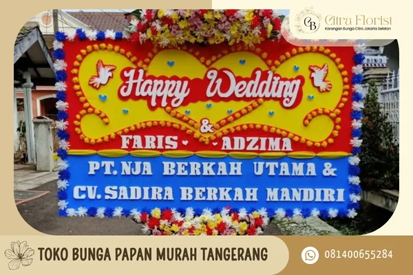 Toko Bunga Papan Murah Tangerang