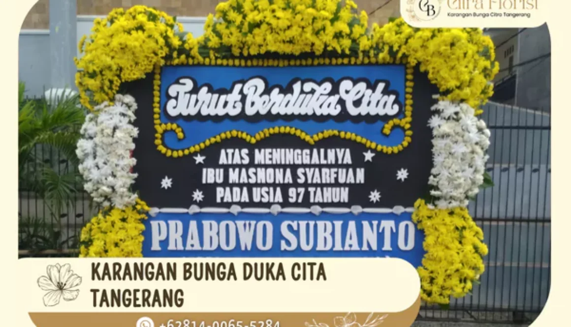 karangan bunga duka cita tangerang