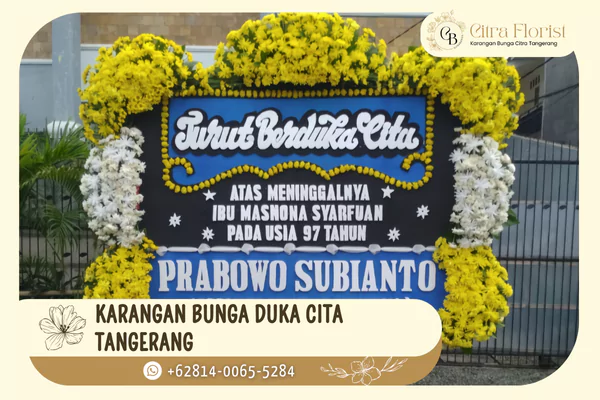 karangan bunga duka cita tangerang