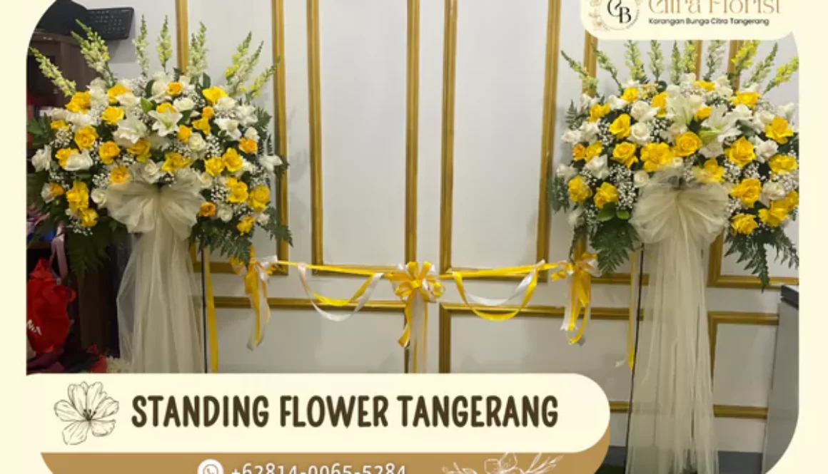 standing flower tangerang