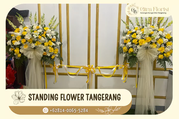standing flower tangerang