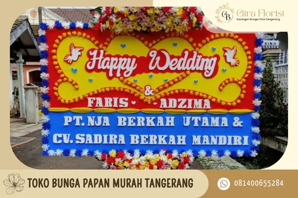 toko bunga papan murah tangerang