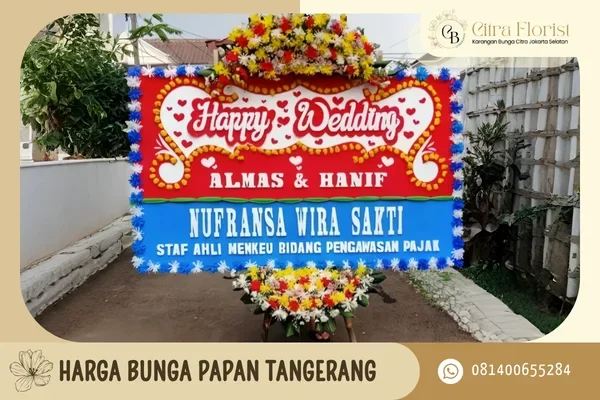 Harga Bunga Papan Tangerang