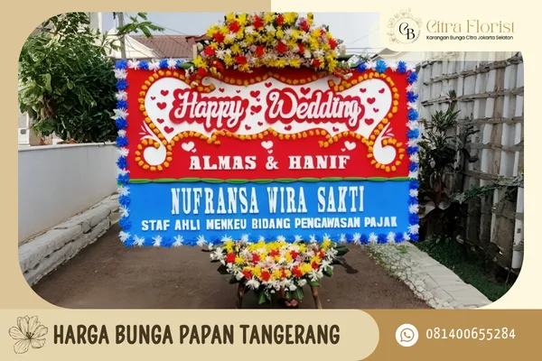 Harga Bunga Papan Tangerang