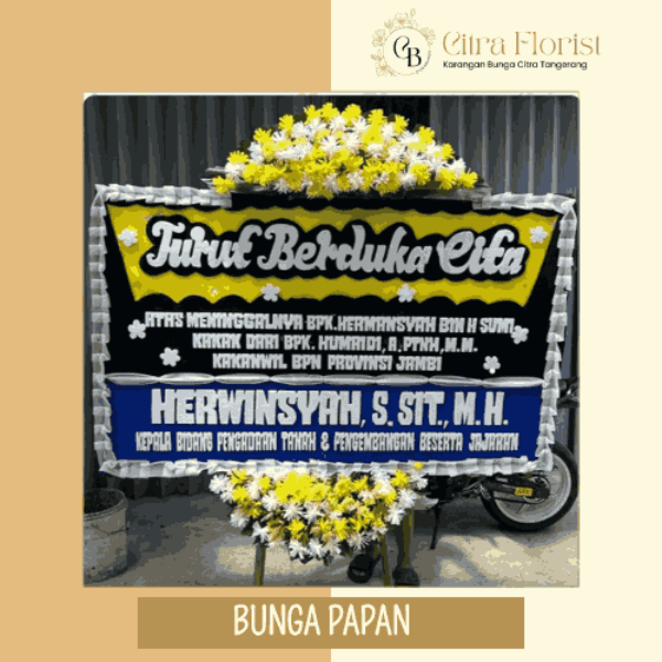 Bunga Papan Duka Cita