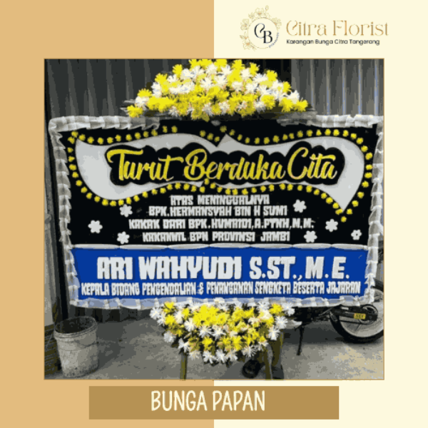 Bunga Papan Duka Cita