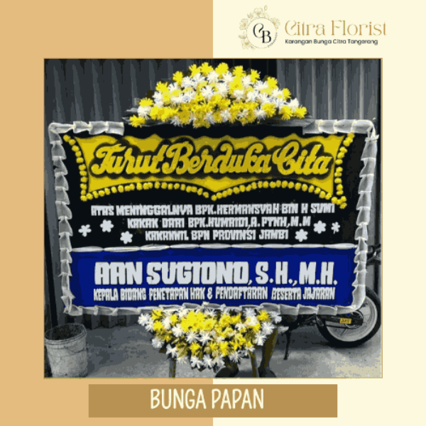 Bunga Papan Duka Cita
