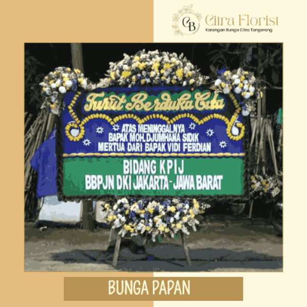 Bunga Papan Duka Cita