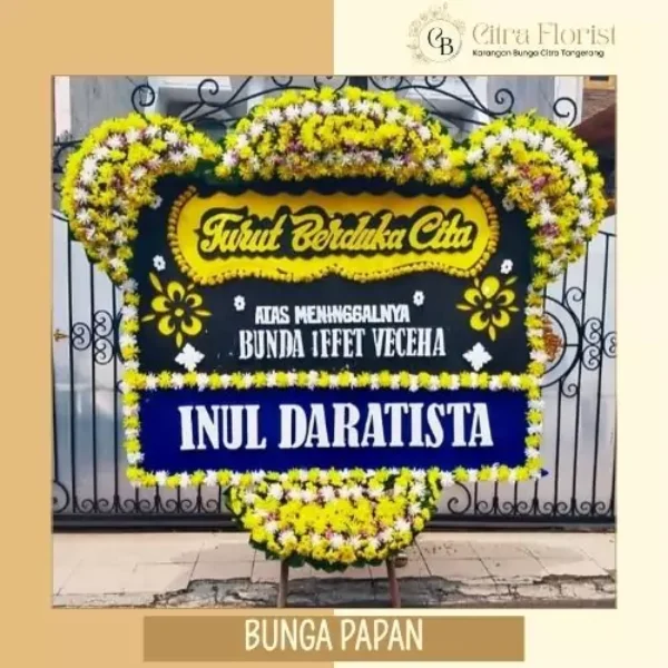 Bunga Papan Duka Cita