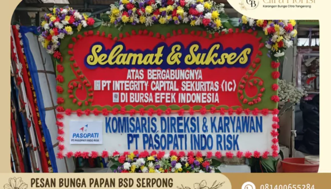 bunga papan bsd serpong tangerang