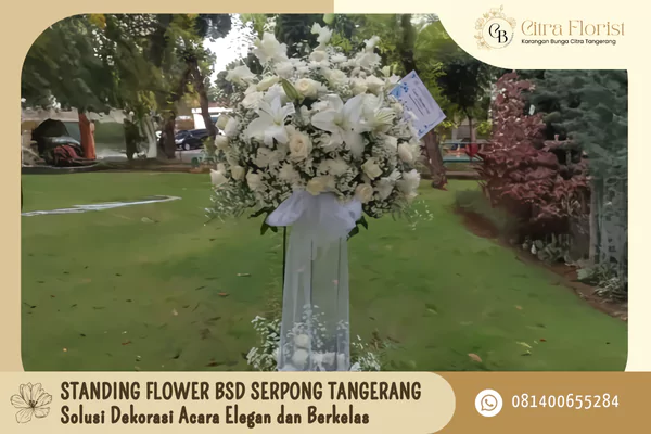 standing flower bsd serpong tangerang