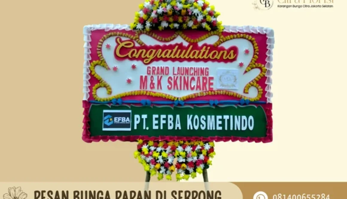 pesan bunga papan di serpong