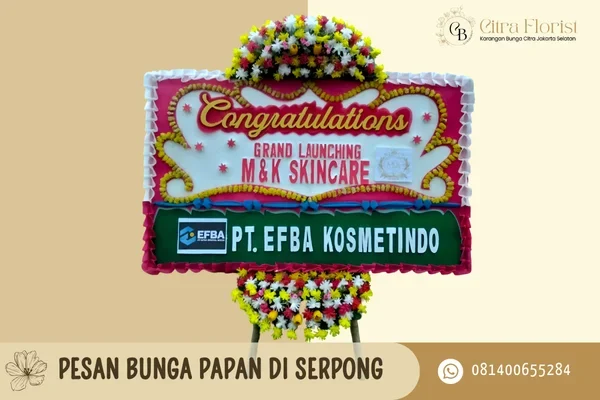 pesan bunga papan di serpong