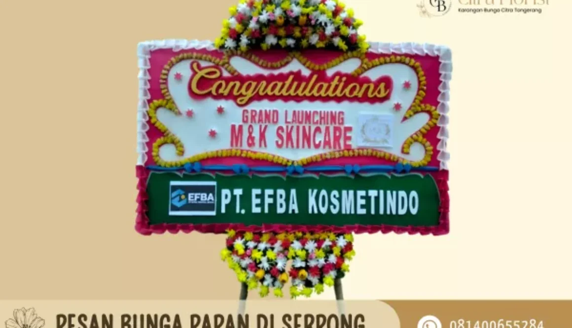 pesan bunga papan di serpong